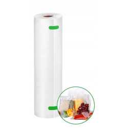 FOLIA MOLETOWANA do ZGRZEWARKI próżniowej RĘKAW 22cm ROLKA 6m 22x600cm